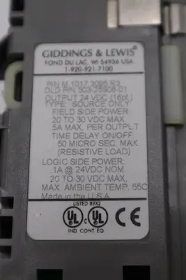 DANAHER MOTION M.1017.3095 R3 / M10173095 R3 GIDDINGS & LEWIS MODULE #6023