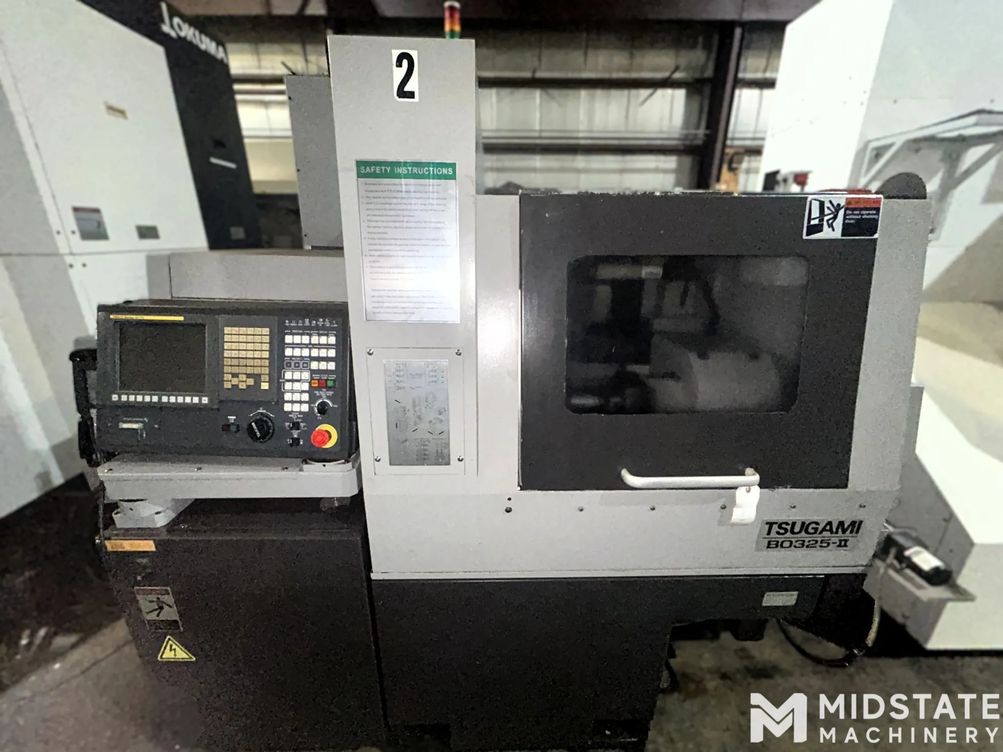 TSUGAMI B0325-II CNC Swiss Lathe, New in 2014