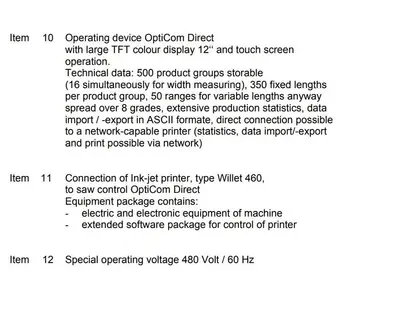 Used 2006 DIMTER OPTICUT 200 OPTIMIZING CUTOFF SAW Woodworking Saws North Carolina US | CAROLINA MACHINERY SALES #1354145