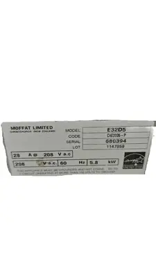 USED TURBOFAN E32D5