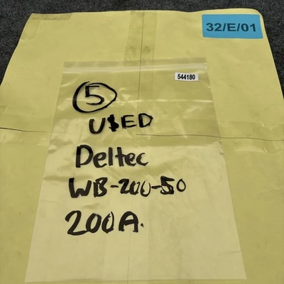 Used Deltec WB-200-50 Resistors California US | Davliegogo LLC #1707809