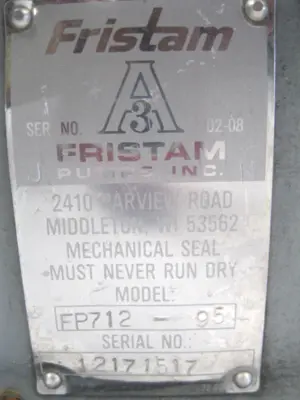 USED Fristam FPX712-95