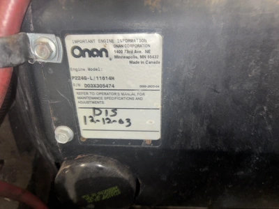 USED ONAN 12GHAB-101A
