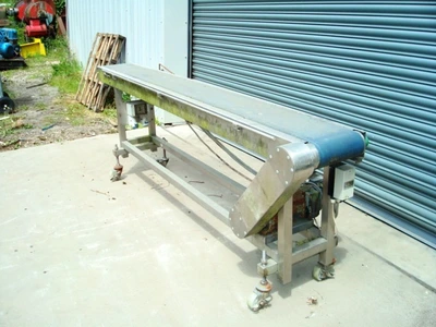 Flat Belt Conveyor 260Mm Wide X 2700Mm