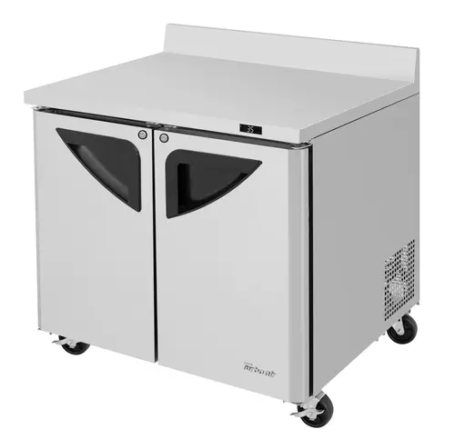 Turbo Air TWR-36SD-N6 36 1/4" Worktop Refrigerator w/ (2) Sections, 115v