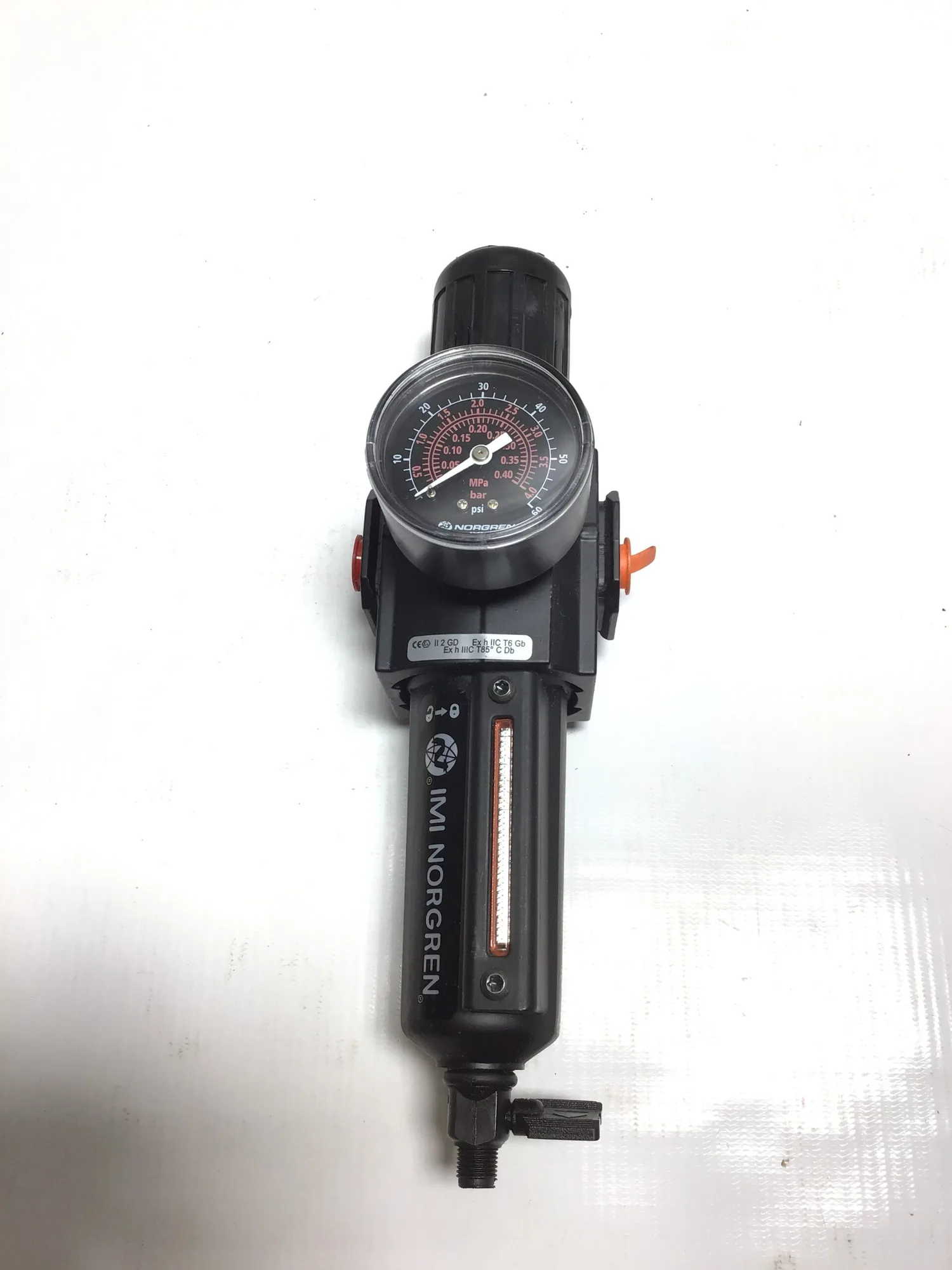 IMI Norgren B73G-2AK-QD3-RFG Filter Regulator Inlet 250PSIG 17Bar Max