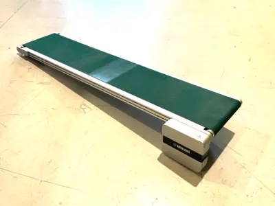 Used Misumi Flat Belt Conveyor 1070mm 15kg Max Load Belt Conveyors Michigan US | Maverick Industrial Sales #1401137