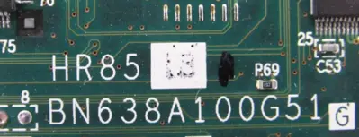 USED MITSUBISHI BN638A100G51 CIRCUIT BOARD HR85