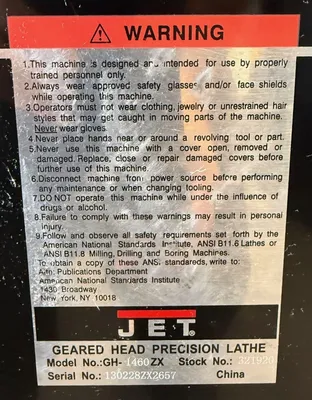 2013 JET GH-1460ZX Gap Lathes | GMT (15)