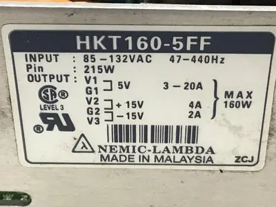 USED NEMIC-LAMBDA HKT160-5FF