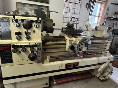USED JET GH-1640R GEAR HEAD ENGINE LATHE