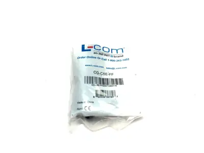 NEW L-COM WATERPROOF CAT5 CAT6 INLINE COUPLER EXTENDER