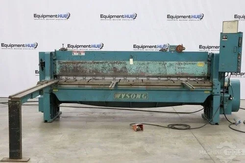 Used WYSONG 1010 Power Squaring Shears (Gauge) Georgia US | The Equipment Hub #364293