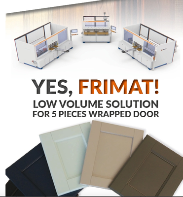 Friulmac Frimat-EB Edgebanding Machine for Profile-Wrapped Stiles