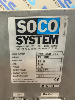 SOCO SYSTEM 781 850-089 IPC CONTROLLER | ESS Industrial Equipment Sales (5)