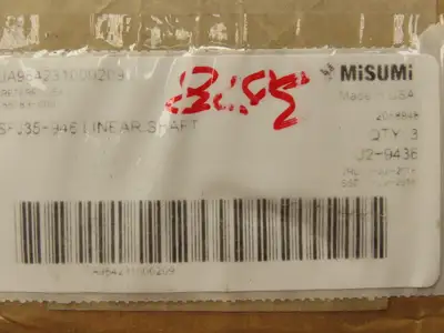 Misumi PSFJ35-946 Precision Linear Shaft Chrome Steel  35mm x 946mm  LOT OF 3
