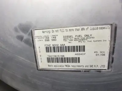 USED FUEL SYSTEMS INC F7HZ-9002-AAA