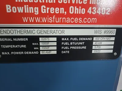 2022 WILLIAMS INDUSTRIAL SERVICE 30X48X24-IQ Harden (Quench & Temper) Furnaces | Mohawk Machinery (4)