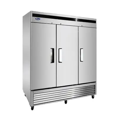 New | in-Stock Atosa New Atosa MBF8504GR Bottom Mount (3) Door Reach-In Freezer Freezers Illinois US | Falcon Restaurant Supply #1375477