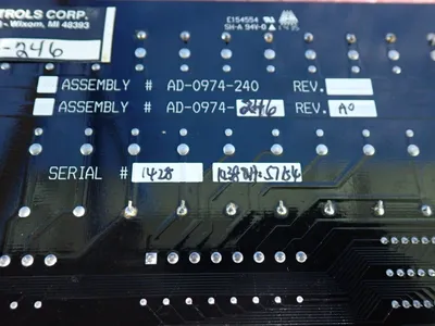 Used STATIC CONTROLS CORP AD0974246 Printed Circuit Boards (PCB) Ohio US | HGR 24 #878329