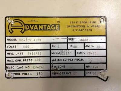 USED CHILLER 841106
