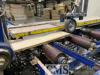 USED NEW VENTURE MFG GANG RIP SAW WITH MOVING BLADES