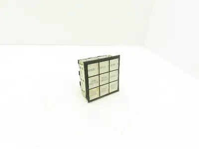 IDEC SLC 30N Annunciator 9-Position 3x3 Layout Lighted Indicator Panel
