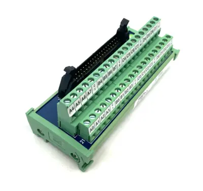USED AUTOMATIONDIRECT ZIPLINK FEEDTHROUGH MODULE, 40-POLE, BROKEN DIN