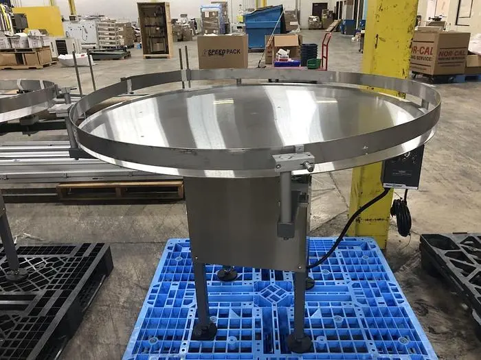 Used UNKNOWN MANUF. 48" ROTARY ACCUMULATION DISK Accumulation Tables Oregon US | Ager Tank & Equipment Co. #1060436