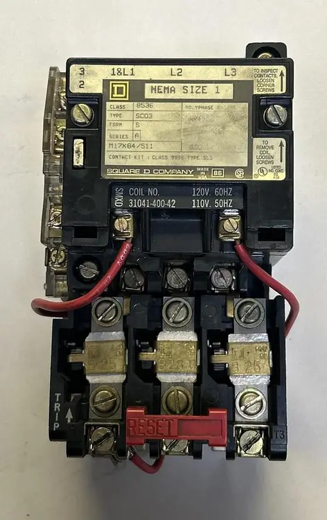 Used SQUARE D 8536SC03 Industrial Controls Ohio US | Surplus Asset Holdings #1244792