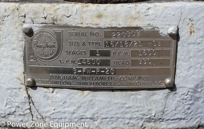 NEW SULZER BINGHAM 16X18X21 HSB