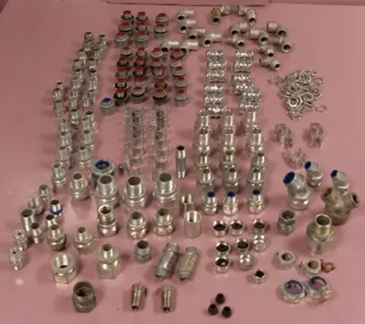 QTY. 1. LOT OF MULTIPLE ELECTRICAL FITTINGS CONSIS...