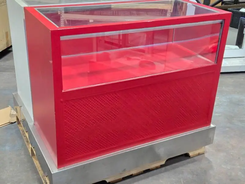 Retail Glass Jewelry Display Case / Counter | Lighted 45" x 20 1/2" x 38"