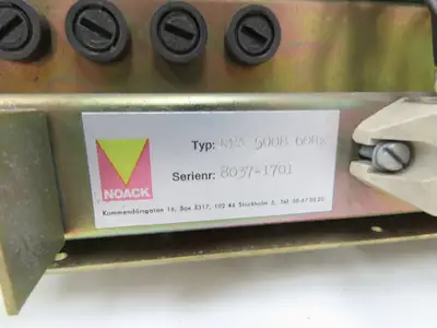 N.B. Lindebergh QMAU 130 Noack Transformer/Adjustable Power Supply