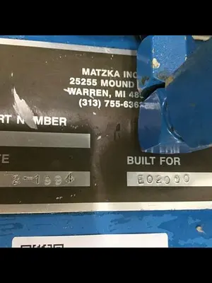 USED MATZKA INC. E02000