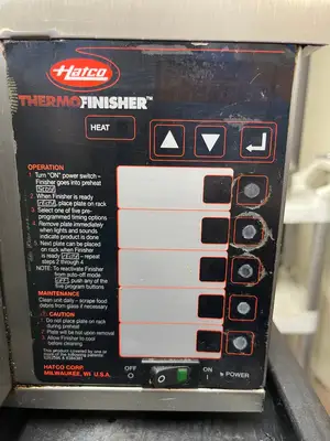 Used Hatco Used Hatco TF-2005 Electric Cheese Melter Toaster Warmer Finisher 240V Salamanders & Cheese Melters Illinois US | Falcon Restaurant Supply #1376171