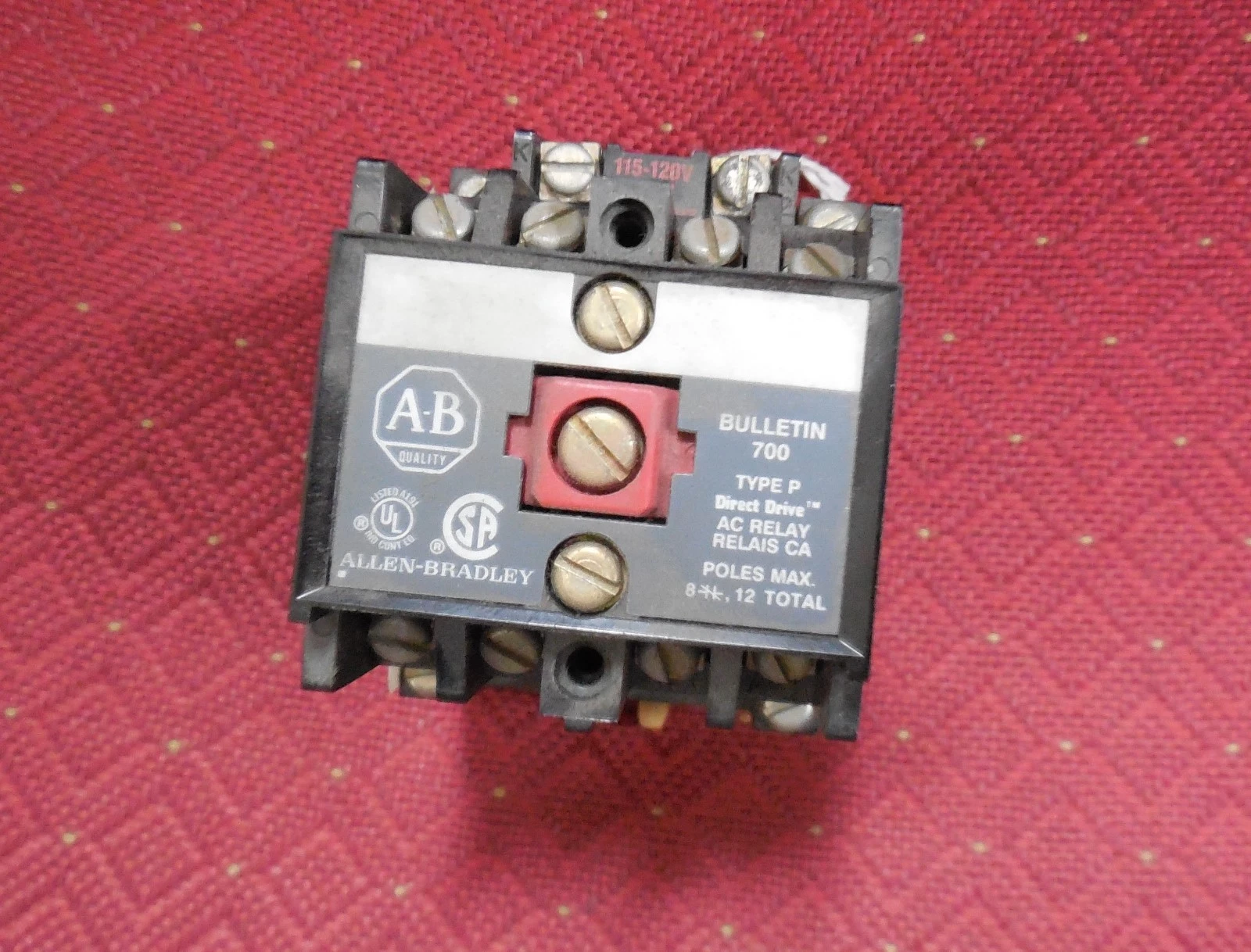 Allen Bradley AC Control Relay Contactor 700-P400A1
