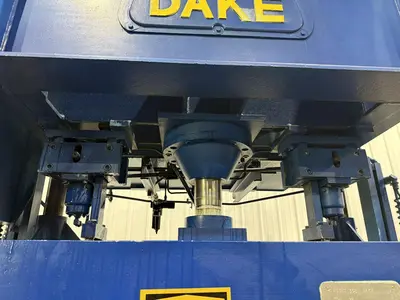 75 TON DAKE MODEL #18-558 HYDRAULIC 4-POST PRESS,  23" STROKE: YOBRO #24094