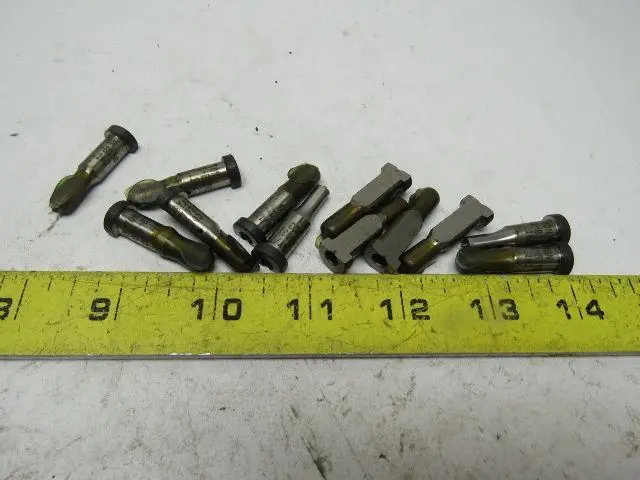 Dayton KJ031-B150 .203x.162 Oblong Press Flat Side Tight Space Die Punch Lot/12