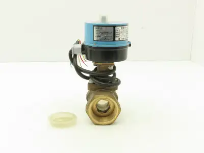 Kitz LLBS7 Electric Motorized Bronze Ball Valve 1-1/2" Threaded 24VDC Actuator