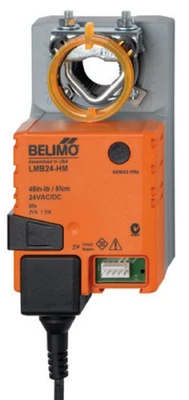 Belimo LMB24-HM Damper Actuator, 45 in-lb [5 Nm], Non Fail-Safe, AC/DC 24 V [New]