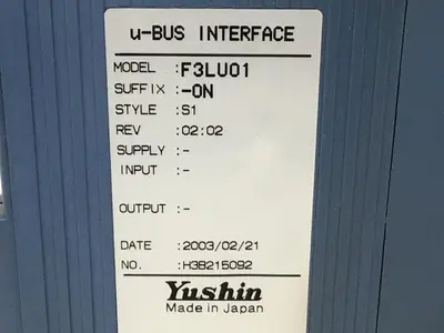 Used YUSHIN AMERICA F3LU01-ON Circuit Boards Michigan US | Ideal Machinery #1250275