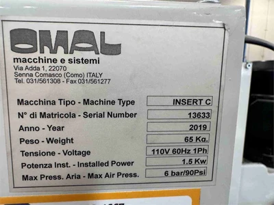 Used 2019 OMAL INSERT C Flexible Drilling and Inserting Machines California US | MachineryMax #1463243