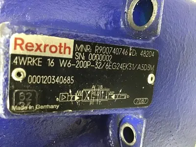 USED REXROTH 4WRKE16W6200P-32/6EG24IK31/A5D3M