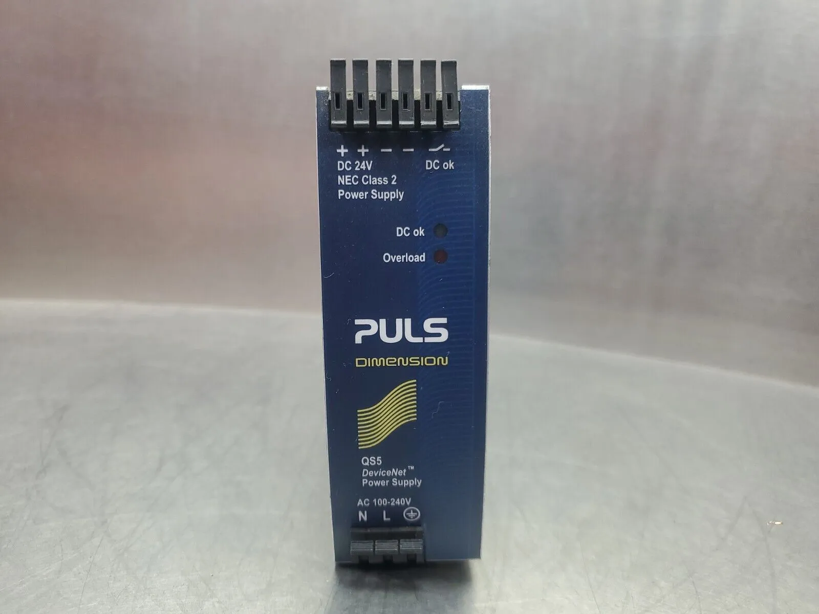 PULS QS5.DNET DeviceNet Power Supply - 24V, 3.8A. 4E-5