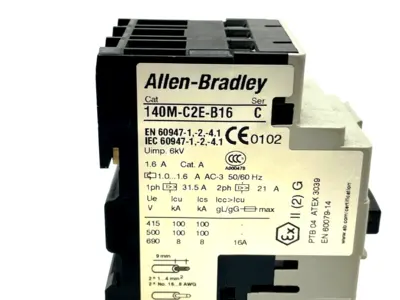 USED ALLEN-BRADLEY SER. C MOTOR STARTER W/ 140M-C-AFA11 AUX CONTACT