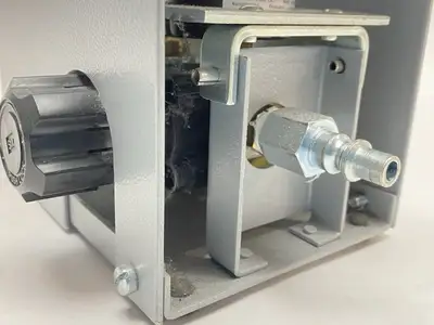 USED JENSEN GLOBAL DISPENSING PNEUMATIC FOOT VALVE SYRINGE DISPENSER