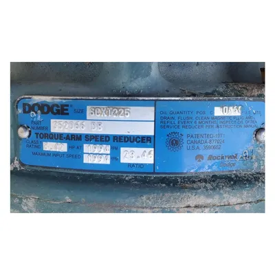 Used 9"dia. X 9' Screw Conveyor (Center Discharge)