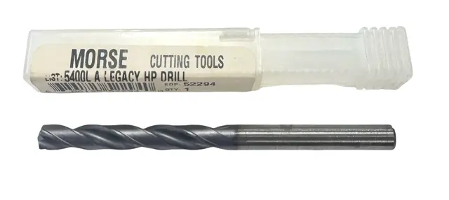 Morse Letter A Solid Carbide Drill Long Length Coolant Thru PVD TiAlN
