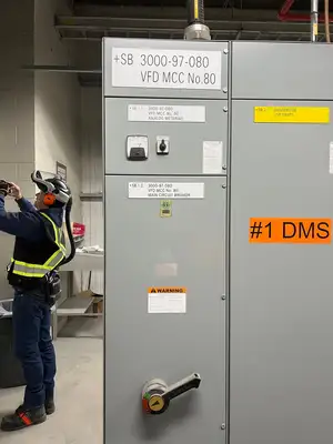 Modan 3000 VFD MCC, 600V, 3-Ph, 1200A, 6 Sections